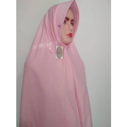 Q62 Jilbab Instan Jumbo Bahan Kaos Pet Antem Size XL Bukan Rabbani | Kerudung Instan Jumbo Bahan Kao