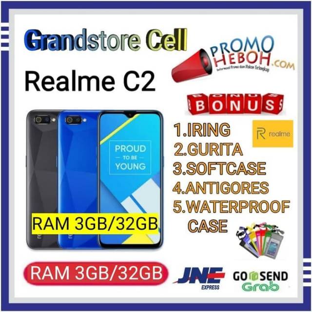 REALME C2 RAM 3/32 GB GARANSI RESMI REALME INDONESIA