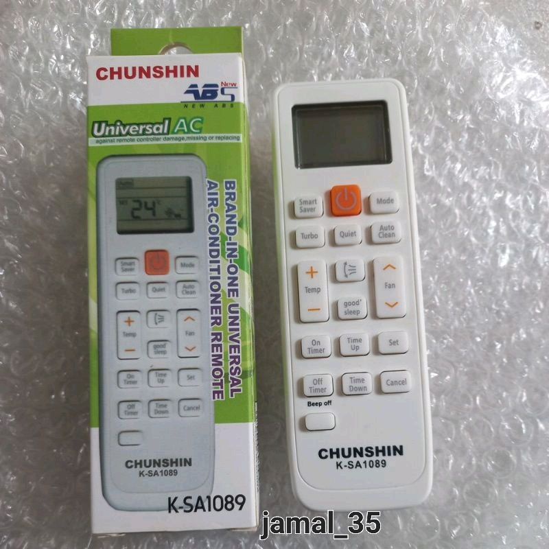 REMOTE REMOT AC SAMSUNG SMART SAVER MULTI/UNIVERSAL CHUNSHIN K-SA1089