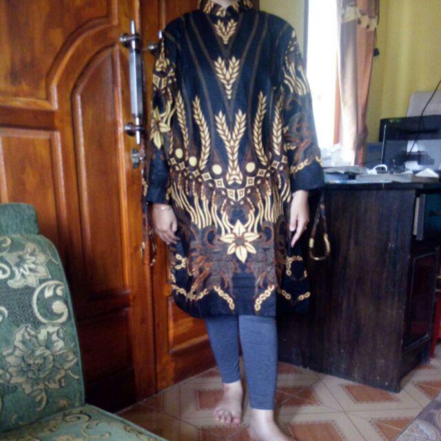 [real Pict&ori] Wou Batik Couple Salwa (tunik) Size Tersedia Batik Couple Batik Kekinian - Kn090