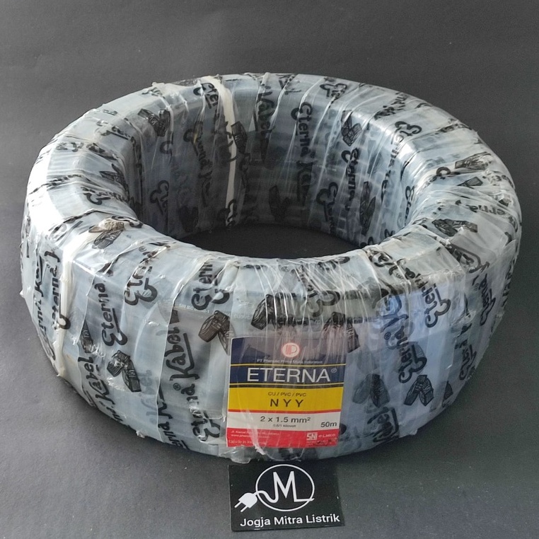 KABEL LISTRIK NYY ETERNA 2X1,5 / KABEL LISTRIK KAWAT