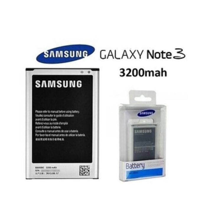 Original 100% Baterai Batre Batere Samsung Galaxy Note 3 / Note3