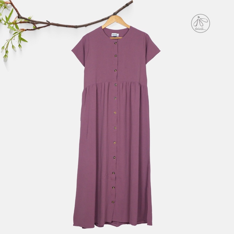 Dainik AIRY Basic Homedress Hamil &amp; Menyusui - MAUVE