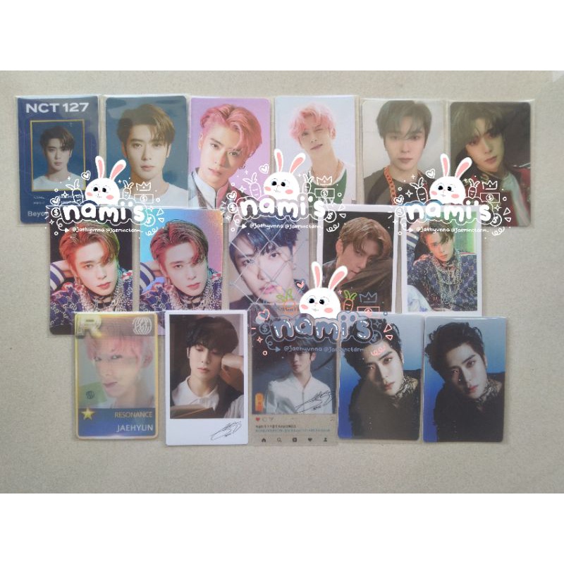NCT127 JAEHYUN OFFICIAL PHOTOCARD ID BEYOND SCRAPBOOK DECO RESONANCE CASHBEE 1ST PLAYER PUNCH WISH C