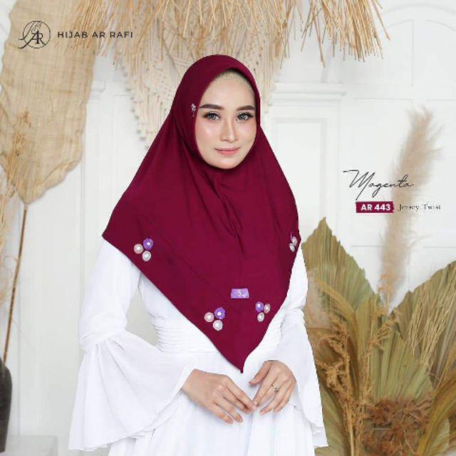 TERLARIS ✅ AR 443 hijab ar rafi original hijab instan bergo arrafi | INAYAHHIJAB-Magenta