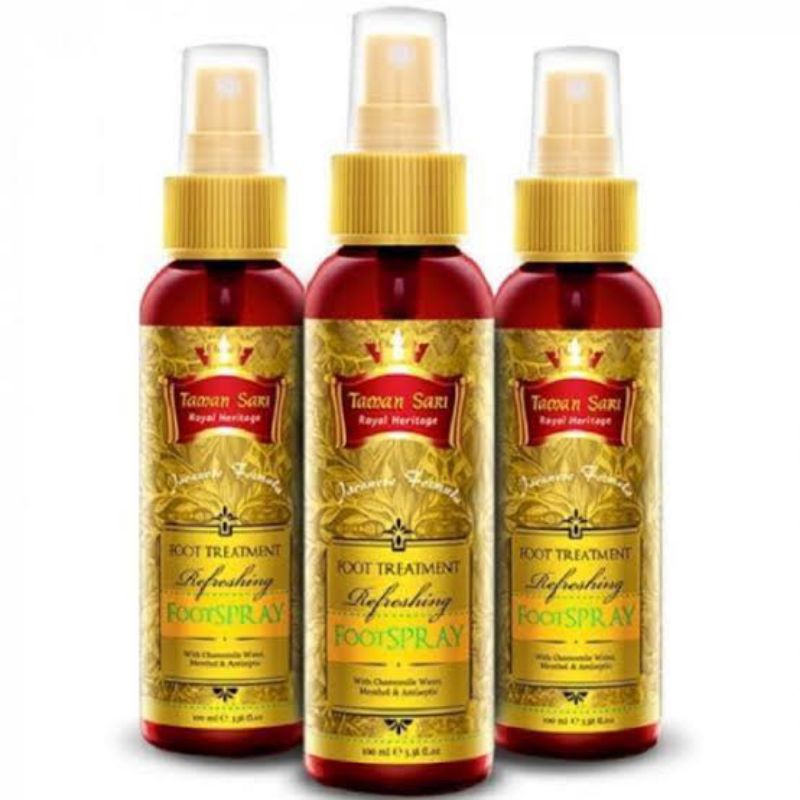 Mustika Ratu Foot Spray 100 ml (taman sari refreshing foot Spray)