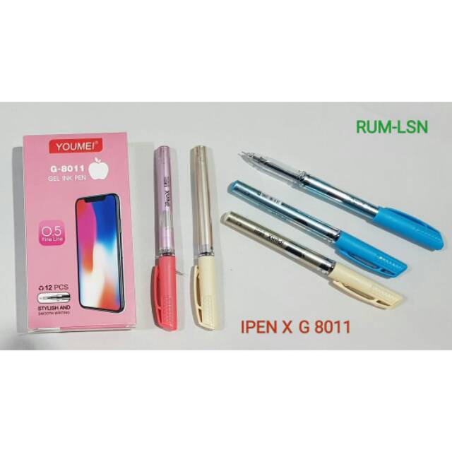 

1Lusin Pulpen Gel Pen Gel Ipen Tinta Hitam 0.5mm