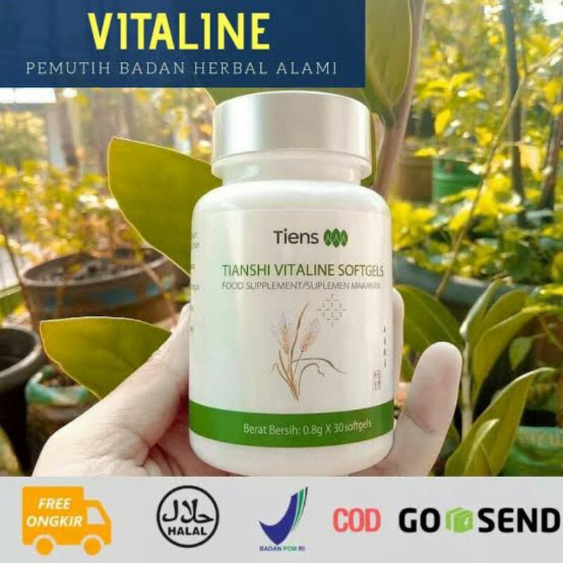 pemutih vitaline/pemerah bibir alami/vitaline tiens/ vitaline tianshi/tiens Vitaline softgel (COD)