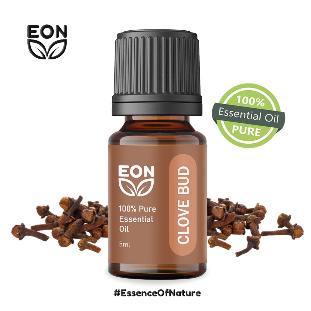 EON Pure Clove Bud Essential Oil Minyak Atsiri Bunga Cengkeh 5ml