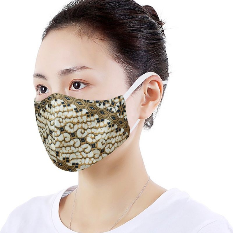 Masker Mulut / Masker Kain / Masker Non Medis / Masker Motif Batik - Toko Mou