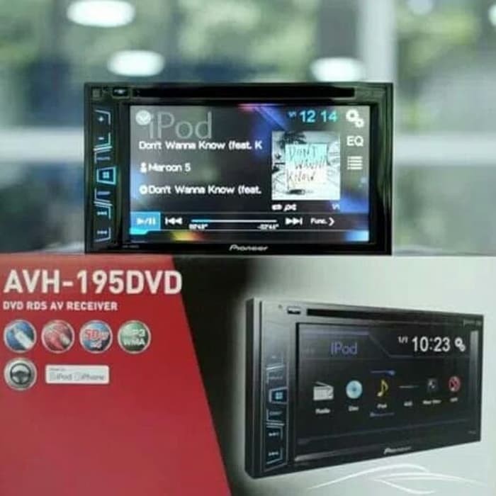 Doubledin TV Mobil Pioneer AVH 195DVD Garansi Resmi