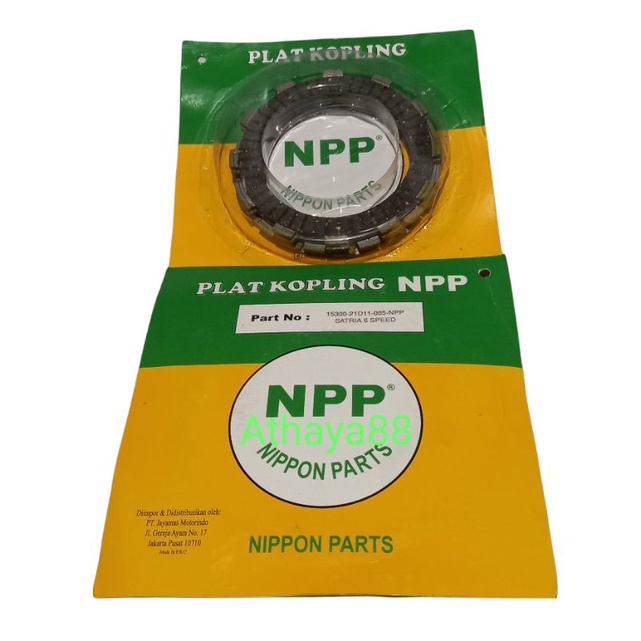 PLAT KOPLING KAMPAS KOPLING SATRIA 2TAK 6 SPEED SATRIA HIU NPP