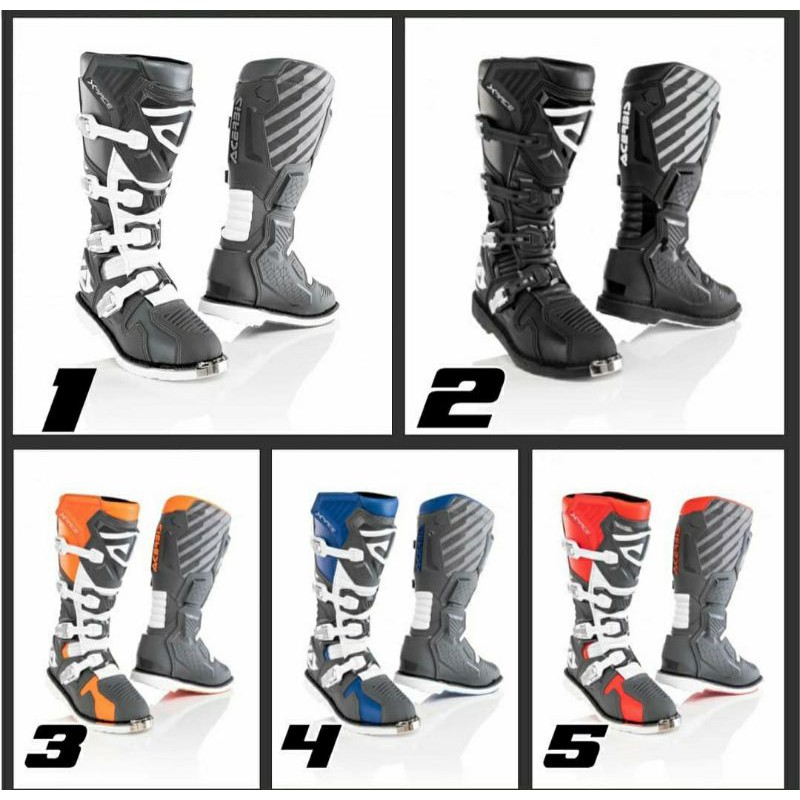 BOOTS ACERBIS X RACE ORIGINAL. SEPATU MOTOCROSS GRASSTRACK ENDURO TRABAS KTM HUDSQVARNA KLX CRF YZ