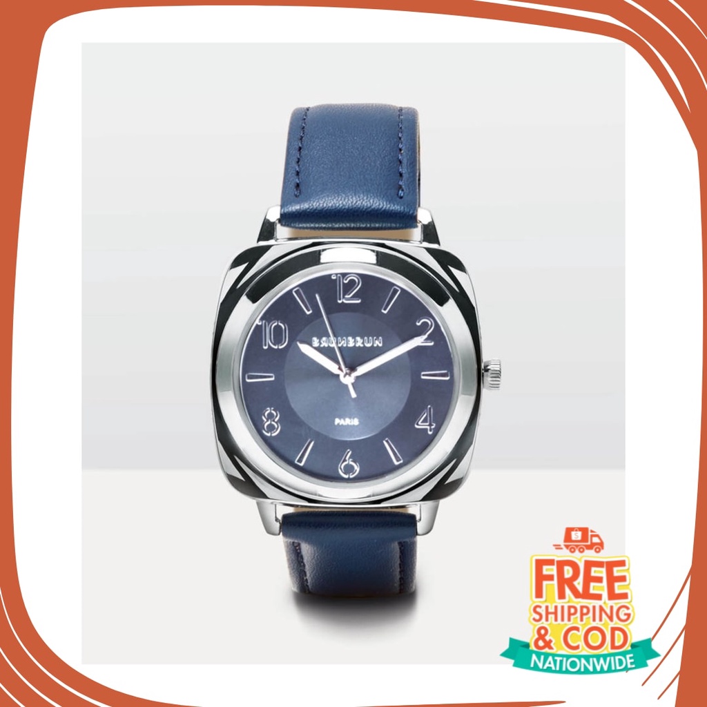 JAm Cewe Pink Bue Sky Gold Silver rubber Anti karat Air / Brunbrun Paris Jam Tangan Wanita Arden Nav