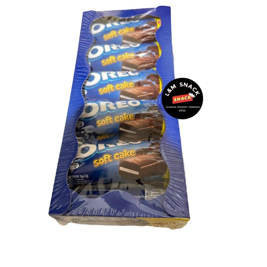 

Hot - Pack Oreo Soft Cake Bolu Cokelat 1 Box Isi 12 pcs