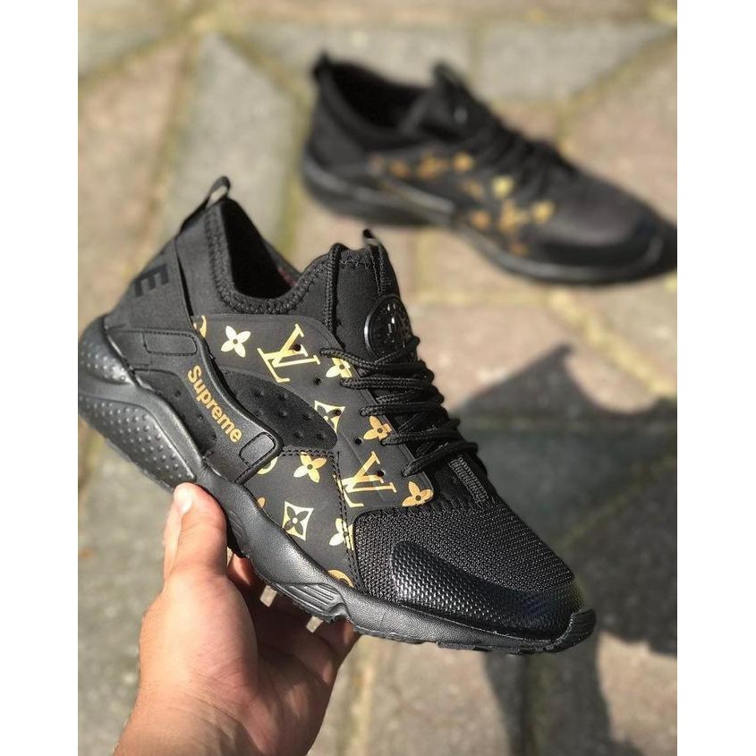 lv supreme nike huarache