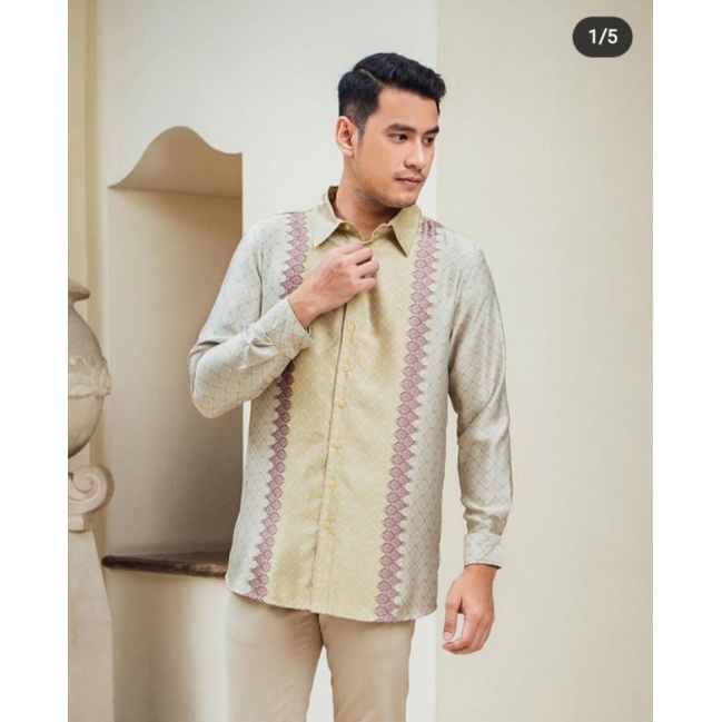 IRAMA SERIES BY GEULIS - DANISH SHIRT - YELLOW