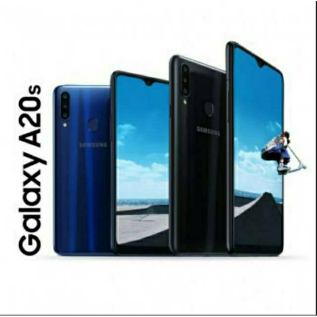 (FLASH SALE) SAMSUNG A20S 3/32GB & 4/64GB (BARU) GARANSI RESMI 1 TAHUN