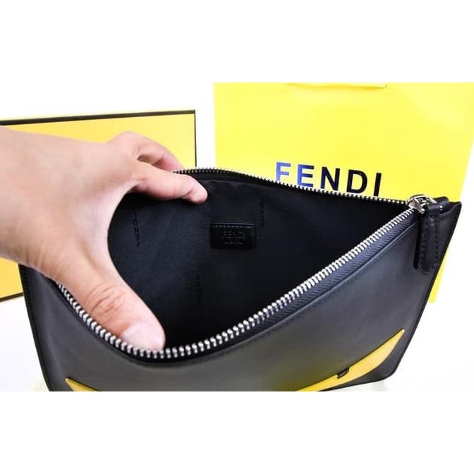 Tas Clutch Pria Murah Fendi Mirror 1:1 Import Quality - Fen 1 Baru