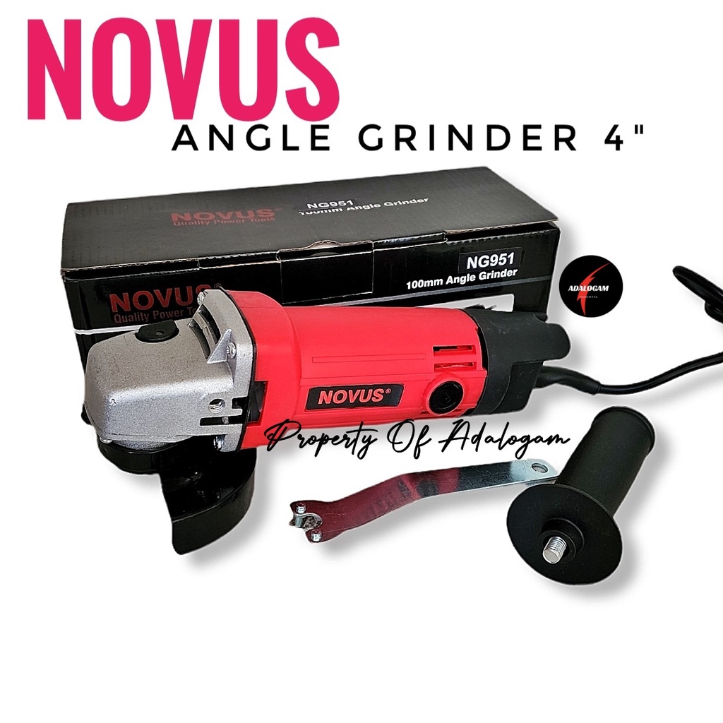 NOVUS NG951 Mesin Gerinda Tangan 4 Inch - Gurinda Disc Angle Grinder