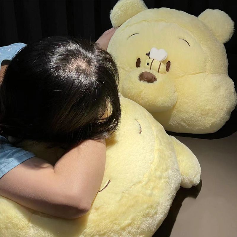 Winnie The Pooh Cute Pooh Big Pillow Bear Poop Plush Doll Bed Cushion Car Headrest Girlfriend Birthday Present