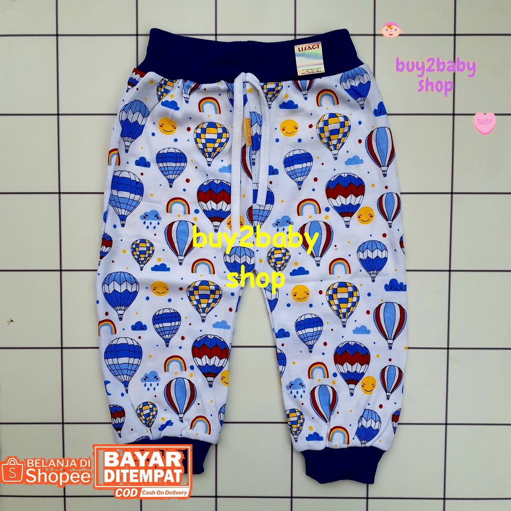 Celana panjang anak model boxer full color print motif USAGI usia 1-3 Tahun 3 PCS