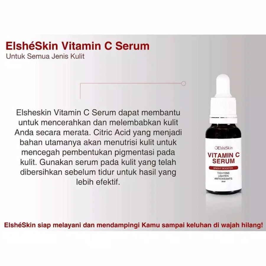 ✨ AKU MURAH ✨Elsheskin Vitamin C Serum 20ml