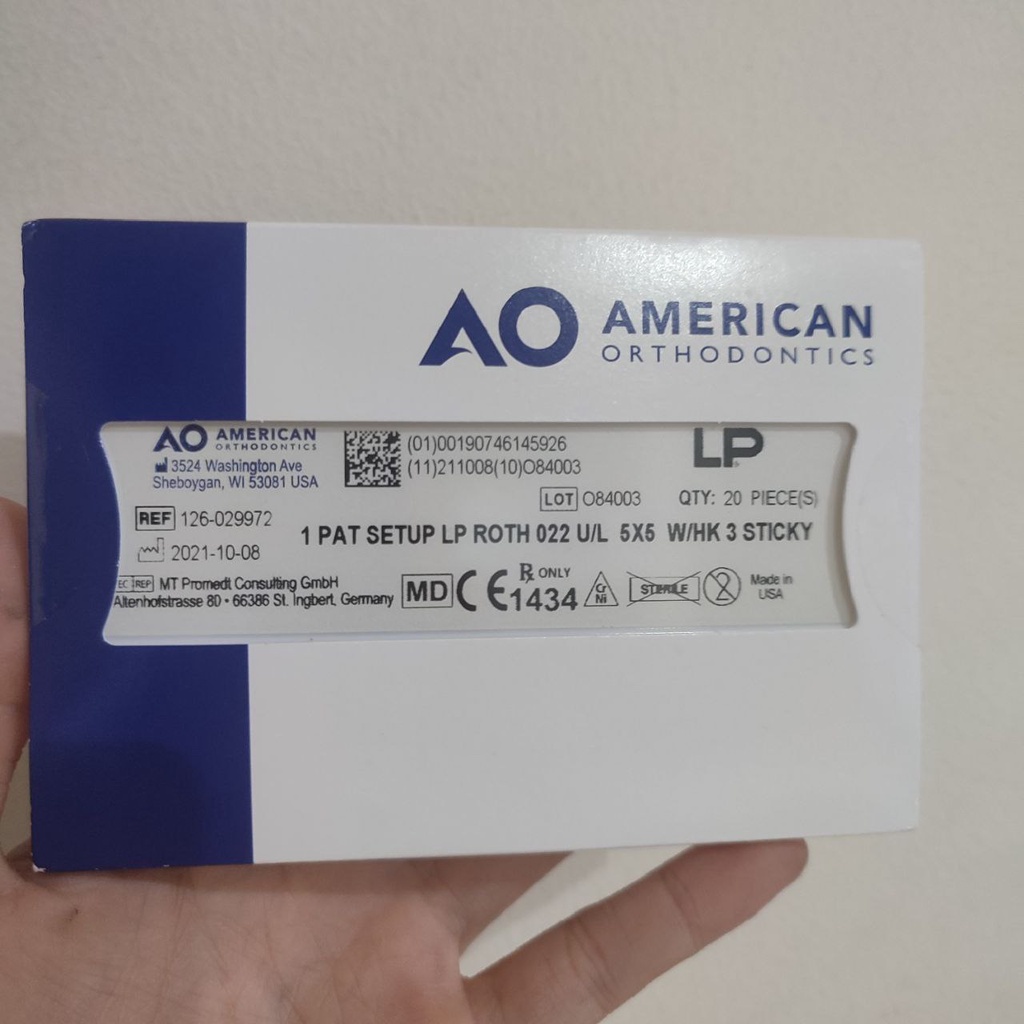 Bracket Low Profile American Orthodontics AO Original