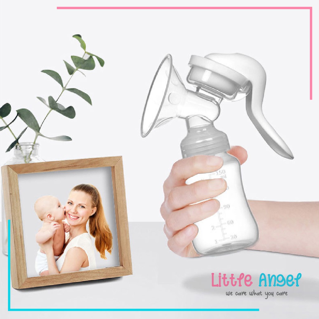 Pompa ASI Manual Breast Pump Botol Dot Susu Bayi BPA FREE Murah Impor COD