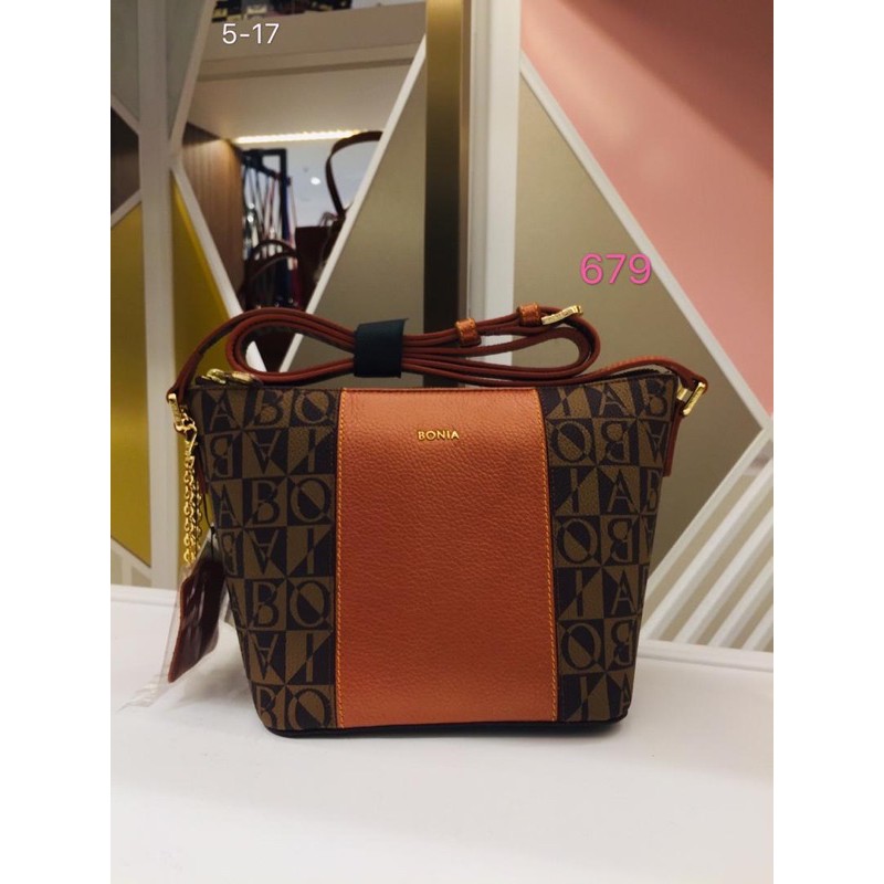 NEW ARRIVAL TAS SELEMPANG BONIA MONOGRAM ORIGINAL 100%