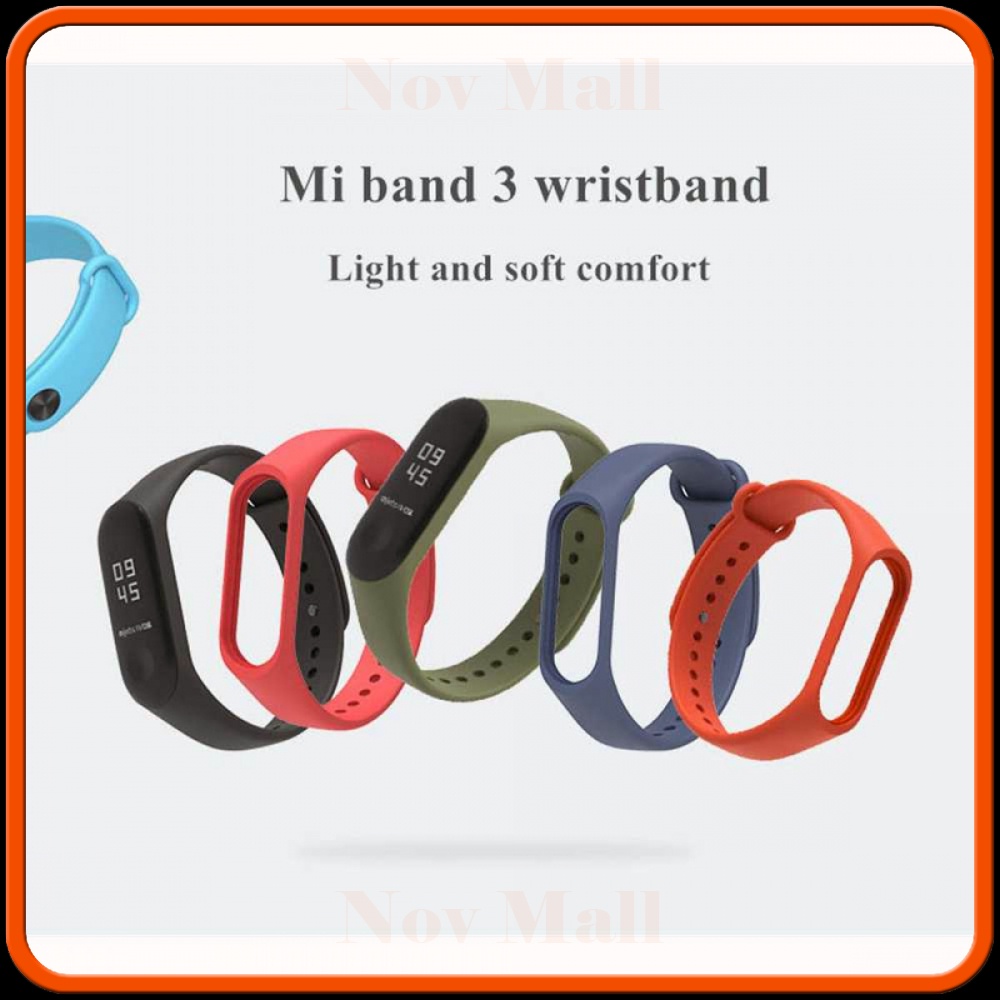 Silicone Strap Watchband untuk Xiaomi Mi Band 3/4 Replika 11
