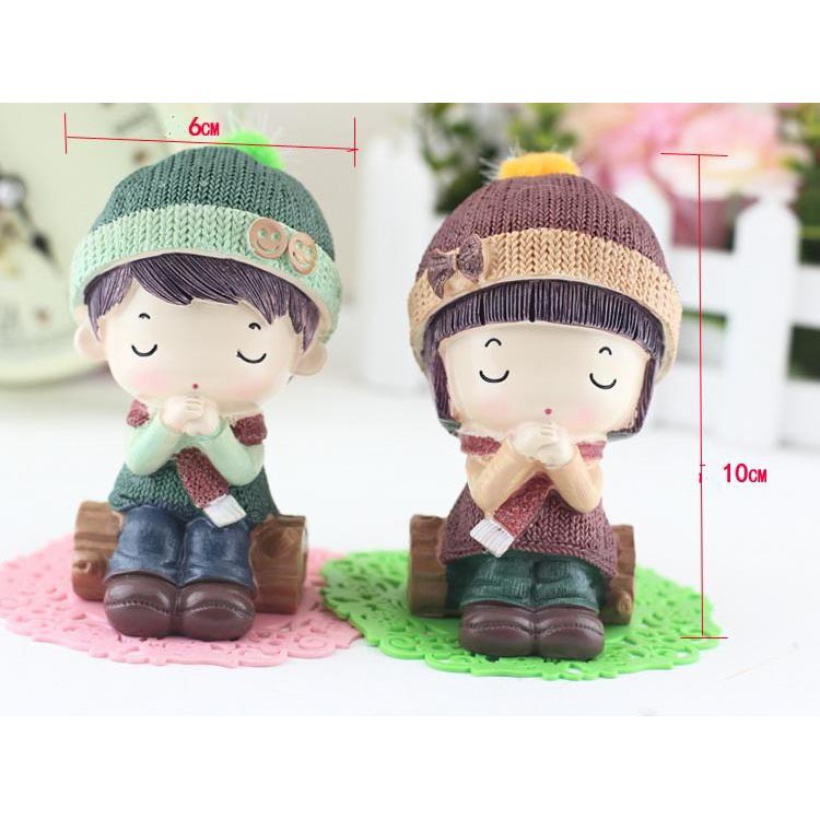 Dekorasi Mobil Ornament Cute Small 1 PCS - Wool Doll - YMG - Mix Color