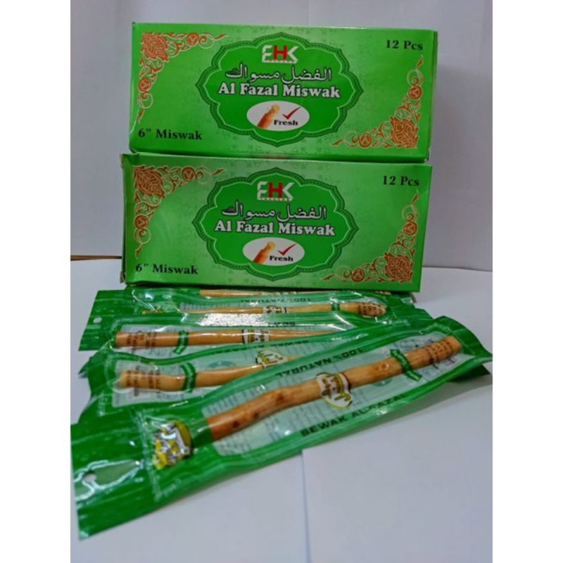 siwak/siwak al fazal kecil 1box 12pcs/siwak/miswak