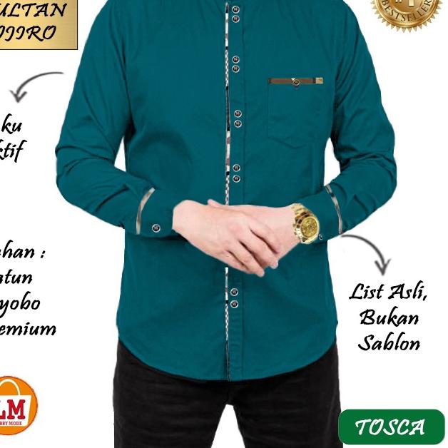Murah➝ LM 23355 Baju Koko Pria Lengan Panjang 2021 SULTAN TOJIRO TERBARU 38 ➝