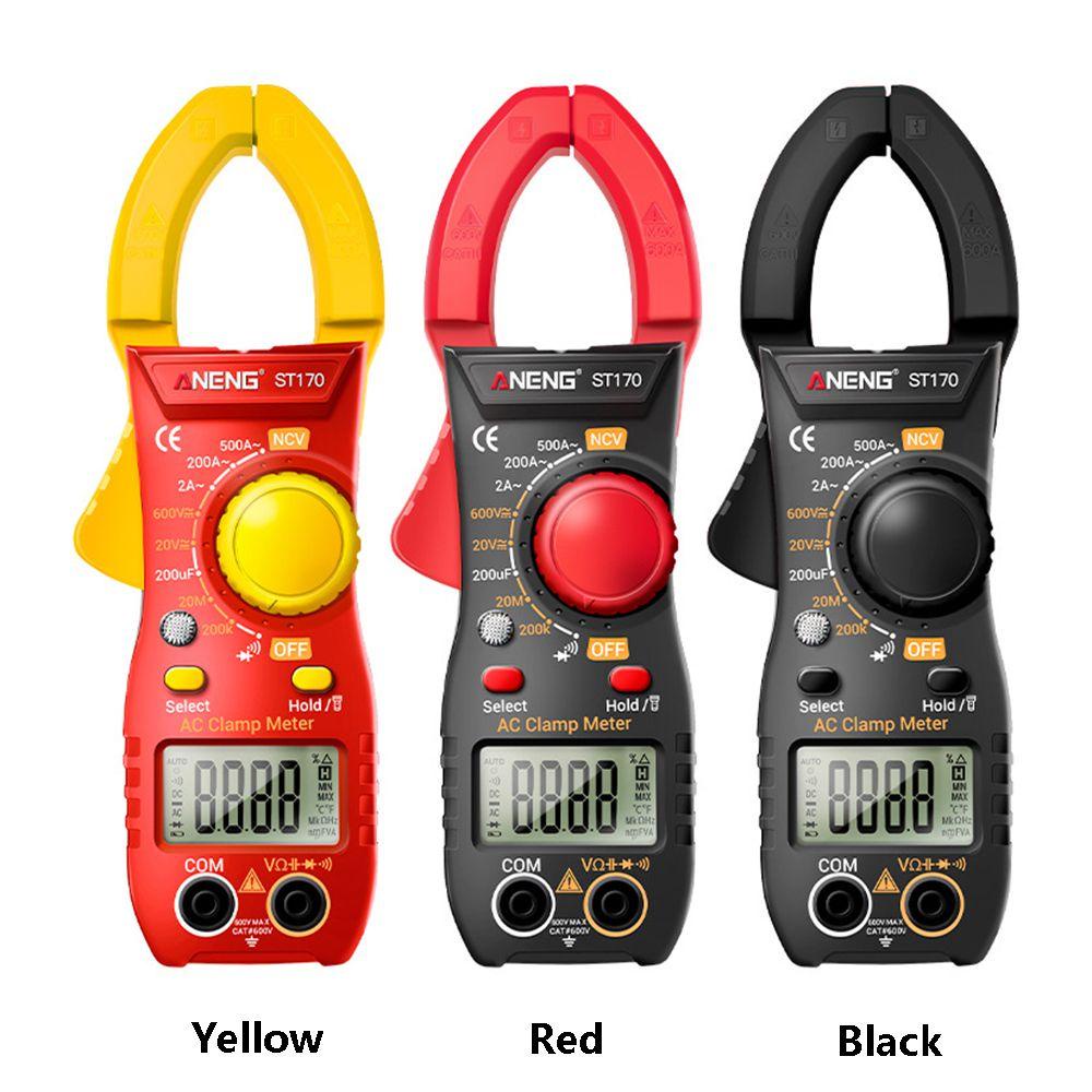 Nanas Digital Clamp Meter Data Show Hz Kapasitansi NCV Ohm Diode Test True RMS 500A Multimeter Arus AC