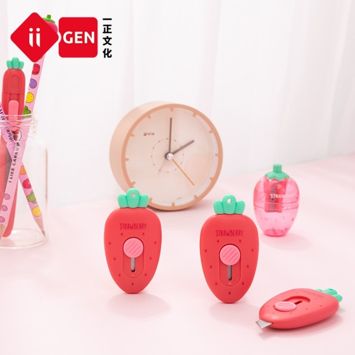 

Terlaris Cutter Mini Pemotong Kertas Bentuk Wortel Carrot Strawberry Cute Promo