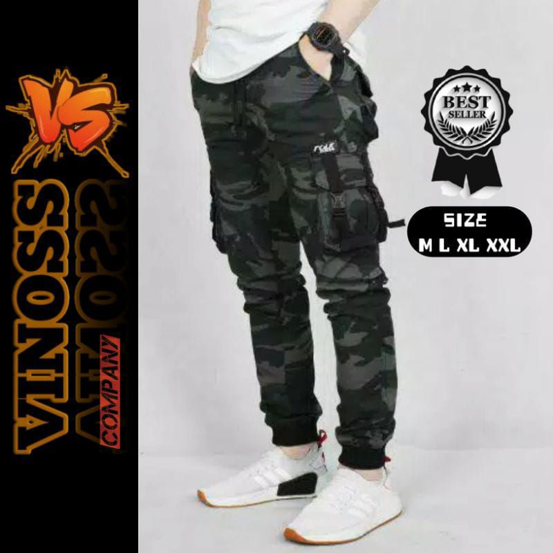 Celana panjang cargo army fashion pria wanita trends terbaru kualitas original