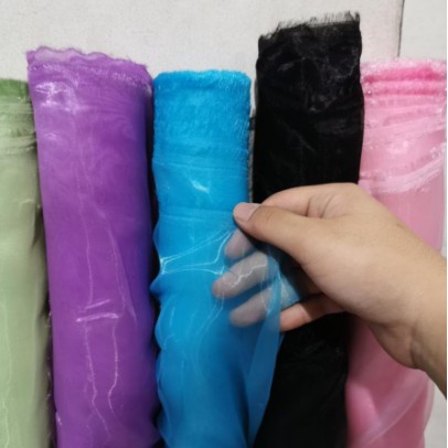 Kain Organza/Organdi Kristal Kaca Tipis SANGAT Lembut Premium I SANGAT MURAH &amp; KUALITAS TINGGI