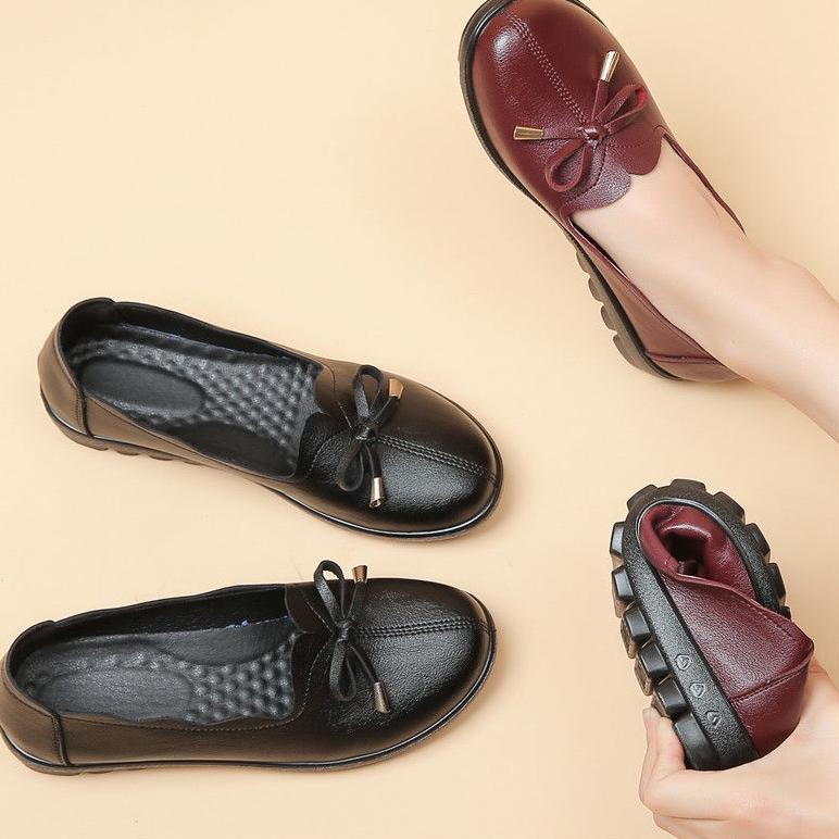 (X7R7) 5001 Sepatu flat wanita, sepatu formal, penting untuk pekerja kantoran, sepatu ibu //Bantingh