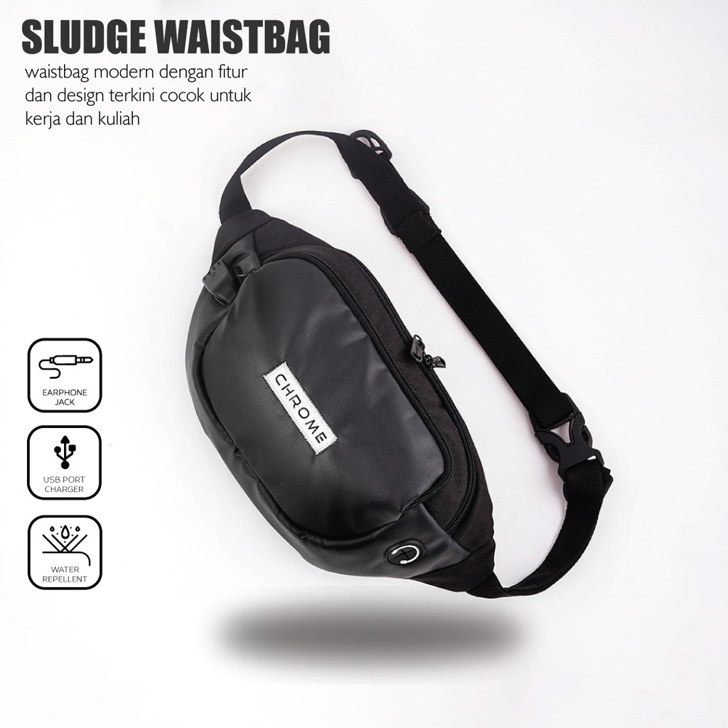 Waistbag Chrome Sludge