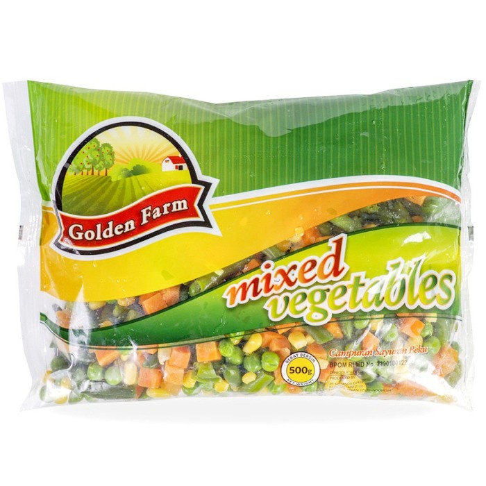 

Golden Farm Mixed Vegetables 500Gr