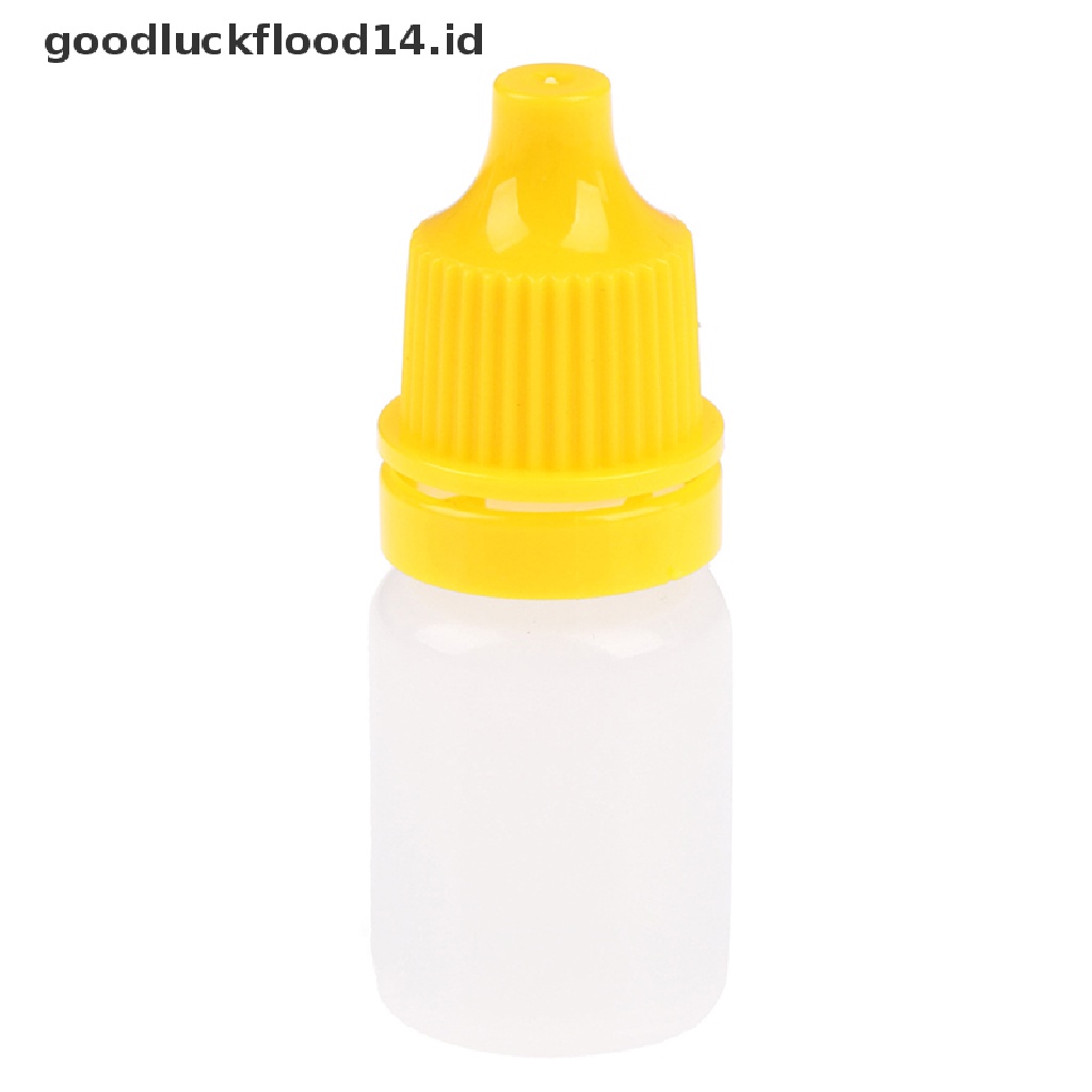 [OOID] 50pcs PET Plastic Empty Dropper Bottle 5ML Liquid Eye Clear Water Vial ID