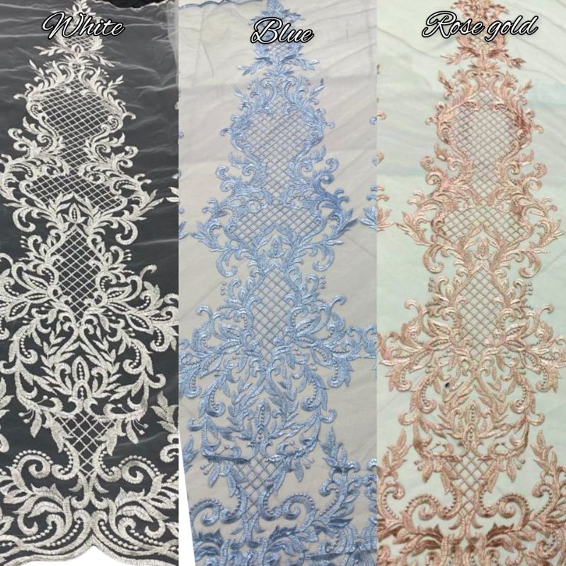 Bahan tile elie saab, bahan kebaya , blouse, tile murah, kain tile elie saab, tulle elisab