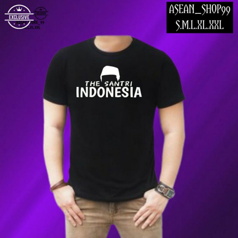 KAOS SANTRI INDONESIA SILUET//KAOS SANTRI