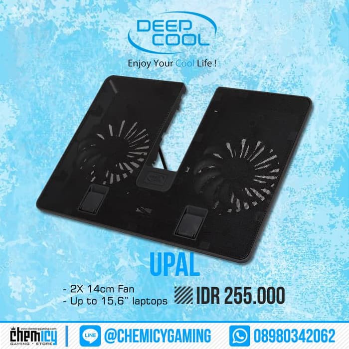 Deep Cool UPAL Cooling Pad / Fan Laptop