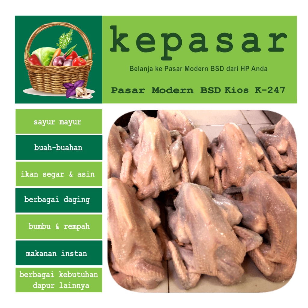 

Ayam Kampung 1 ekor - Kepasar Pasar Online