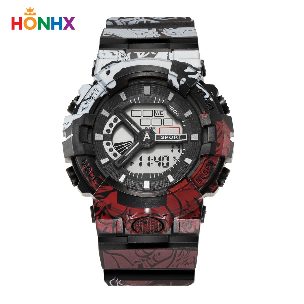 HONHX 668 Jam Tangan Remaja Digital Rubber WK-SBY