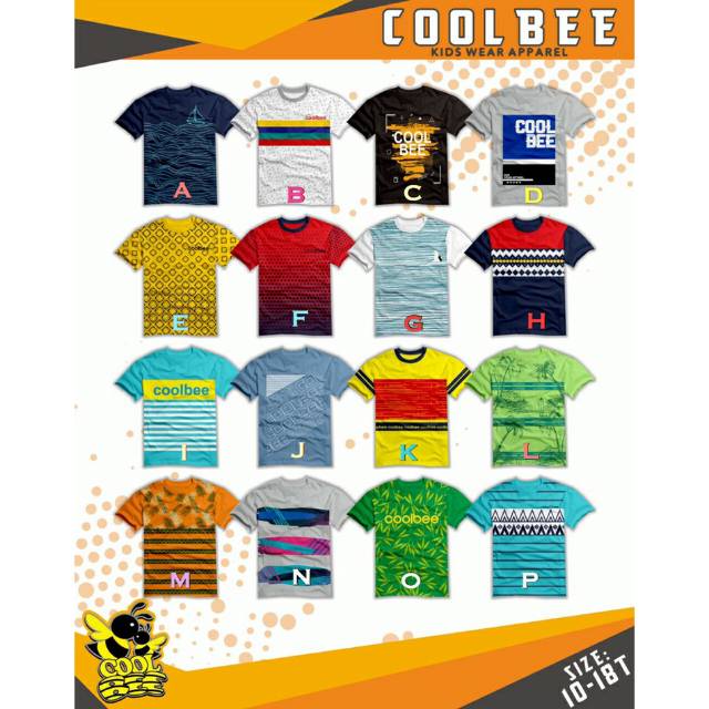 Kaos Coolbee Junior ( 8 - 15 tahun) RECOMMENDED KAOS