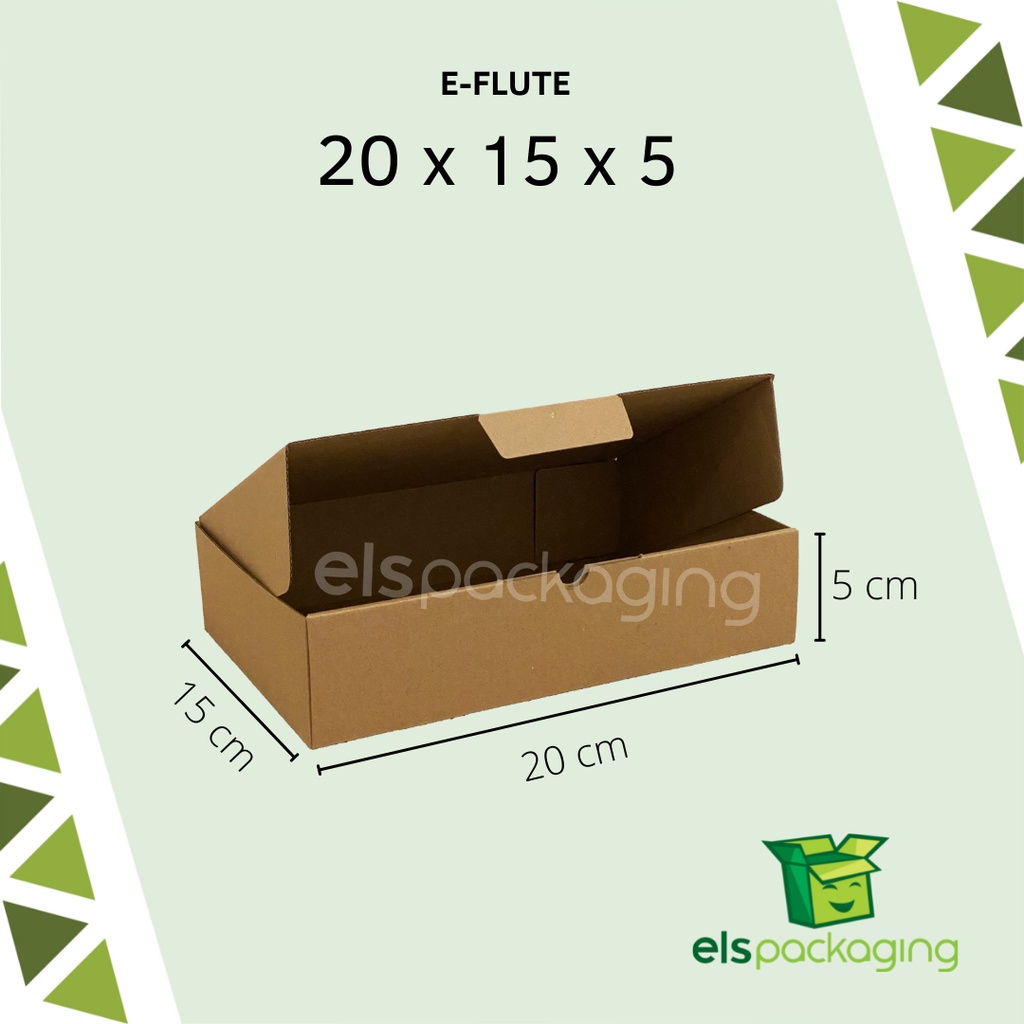 Kardus Eflute Dus Corrugated Dus Packing Kardus Packing Dus Eflute 20x15x5