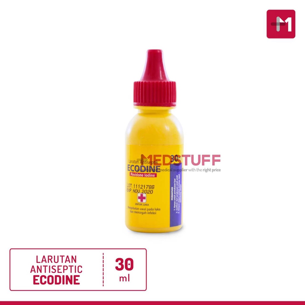 Ecodine 30ml Povidone Iodine 30 ml Povidon Iodin Ecodin 30ml